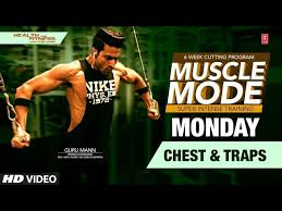 Monday Chest Traps Muscle Mode By Guru Mann Health Fitness Youtube