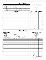 Free Easy Copy Small Simple Order Form Wide Purchase Order Template Resume Template Australia Order Form