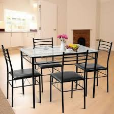 We did not find results for: 5pc Dining Set Tempered Glass Top Table 4 Upholstered Chairs Kitchen Furniture For Sale Online Ebay