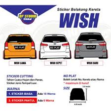 Maybe you would like to learn more about one of these? Sticker Belakang Kereta Toyota Wish Shopee Malaysia