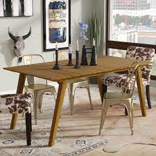 Invite your guests to take a seat in one of our sophisticated and affordable upholstered dining chairs, wood benches or luxurious banquettes. Union Rustic Lindo 37 5 Solid Wood Dining Table Reviews Wayfair