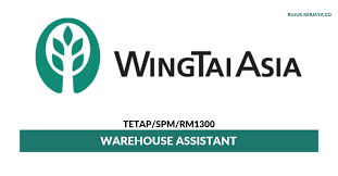 Wing tai holdings is one of the regional's leading property and lifestyle companies. Jawatan Kosong Terkini Wing Tai Clothing Warehouse Assistant Kerja Kosong Kerajaan Swasta