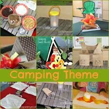 Literacy, math, dramatic play and s'more! Camping Theme Activities