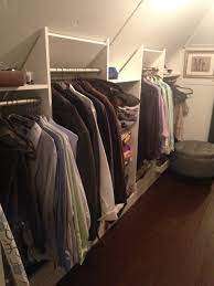 Slanted Ceiling Closet Houzz Closet design tips for slanted and angled ceilings. slanted ceiling closet houzz