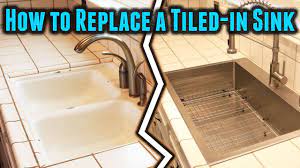 How would you reinvent your anyone out there know what this is? How To Replace A Tiled In Kitchen Sink Youtube