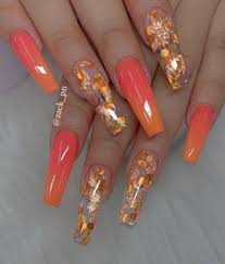 How to easily remove acrylic nails at home. 20 Autumn Acrylic Nail Art Designs Ideas Nail Art Nail Art Designs Nail Designs