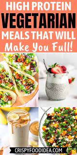 21 High Protein Vegetarian Meals That Will Make You Full High Protein Vegetarian Recipes Tasty Vegetarian Recipes Vegetarian Recipes Healthy Easy