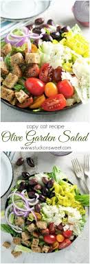 Copy Cat Olive Garden Salad Stuck On Sweet Recipe Garden Salad Recipe Olive Garden Salad Recipe Olive Garden Salad