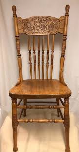 Antique Press Back Chair Antiques Carved Dining Chairs Chair