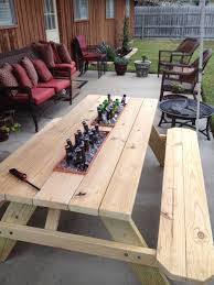 Pin By Sander Wildschut On Patio And House Ideas Diy Picnic Table Diy Outdoor Table Diy Outdoor Furniture