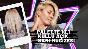 Palette 10 1 Kullu Acik Sari Part 3 Evde Dip Platin Sac Boyamasi Part 3 Youtube