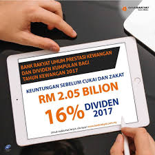Untung kepada pelabur bank rakyat. Facebook