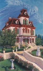 Phantom Manor Poster Art Conceptuel Disney Le Manoir Et Affiches De Disney