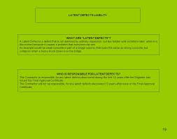 The defect liability period typically lasts for 18 months. Construction Contracts Master Chart Ppt Download