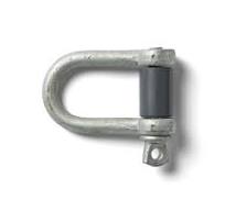 Shackle with 1.25 inch bushing (Galvanized)