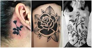 Black rose piercing & tattoo. Updated 35 Beautiful Black Rose Tattoo Designs August 2020