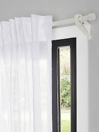 Eminza > salle de bain > accessoire douche/baignoire > barre rideau de douche. Barre A Rideau Goodhome Extensible Ikaria Blanc Mat 120 210 Cm Castorama