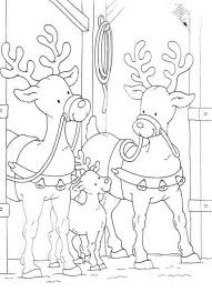 Family Of Reindeer Free Coloring Christmas Pages Coloring Pages Holiday Coloring Book Christmas Colors