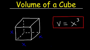 Volume = length x width x height volume = 12 x 4 x 3 = 144 the cube a special case for a box is a cube. Volume Of A Cube Youtube