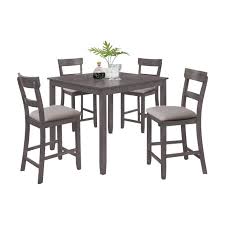 Find counter height chairs in canada | visit kijiji classifieds to buy, sell, or trade almost anything! Crown Mark Henderson Fabric Rectangular 5 Piece Counter Height Dining Table Set Hayneedle
