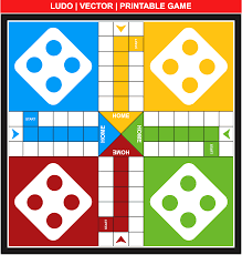 Ludo y sus reglas : Vector Ludo Printable Game Card Games For Kids Printable Games For Kids Printable Games