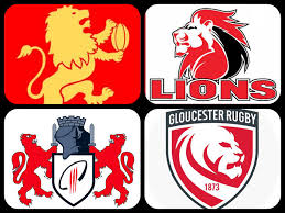 A virtual museum of sports logos, uniforms and historical items. Here Come The Gloucester Lions Rugby365