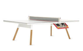 Bola Service Table Designed By Antoni Palleja This Modern Ping Pong Table Earns 10 Stars For Its Fresh App Ping Pong Table Contemporary Game Tables Ping Pong