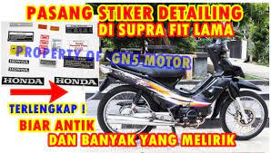 Motor langsiran tahun 1991 asli product jepun emang motor dengan mesin bandel,udah banyak yang buktiin kehandalan mesin dari motor ini. Jual Stiker Pelengkap Honda Supra X 100 Fit Lama Supra Pertama Bukan Supra X 125 Di Lapak Gn5 Motor Bukalapak