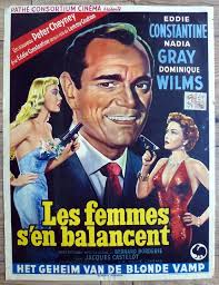 MANIFESTO LEMMY CAUTION L'Agent Fédéral Eddie Constantine A290 EUR 46,82