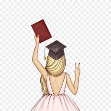 This listing is a graduation cap png on transparent background. Graduate Girl In Graduation Cap With Diploma On Transparent Background Png Similar Png