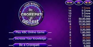 Kbc Kaun Banega Crorepati Game Play Free Online Quiz Show In English Urdu Hindi