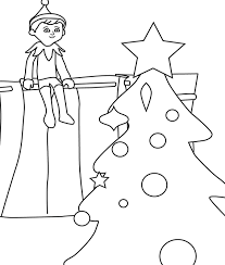 You may even spot an ariel lookalike in this bunch o. Elf On The Shelf Colouring Pages