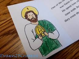 Jude coloring pages are a great creative experience for children and adults of all ages. Saint Jude Mini Book Drawn2bcreative