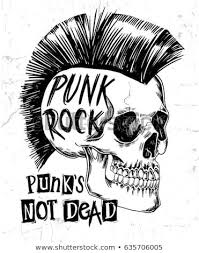 Hand Drawn Punk Rock Skull With Slogan Graphic For T Shirt Print And Other Uses Tatuagem Punk Art Punk Tatuagem De Rock Baixe agora mesmo a ilustracao caveira vecstor arte. hand drawn punk rock skull with slogan