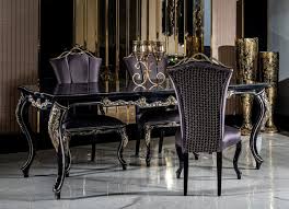Check out the massive purple dining table set ranges on alibaba.com and grab these products within affordability and budget. Casa Padrino Luxury Baroque Dining Room Set Purple Black Gold 1 Dining Table 6 Dining Chairs Baroque Dining Room Furniture Noble Magnificent