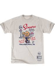 Browse philadelphia 76ers store for the latest 76ers tshirts, long sleeves, tank tops and more for men, women, and kids. Mitchell And Ness Philadelphia 76ers White Philly Style Short Sleeve Fashion T Shirt 56500737
