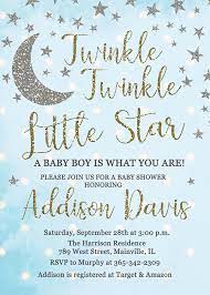 Twinkle Twinkle Little Star Baby Shower Sprinkle Invitation Etsy In 2021 Star Baby Shower Invitations Star Baby Shower Theme Twinkle Twinkle Baby Shower