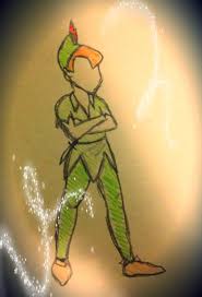 Peter Pan Is My Ultimate Life Time Super Hero 3 I Honestly Don T Think He Can Compare To Any Dc Heroes Or Marvel C Easy Canvas Art Peter Pan Drawing Drawings