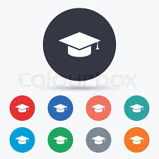 Download education symbol images and photos. Graduation Cap Sign Icon Education Stock Vector Colourbox