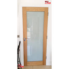 All our doors are available in standard and custom dimensions. Deanta Nm6g Oak Shaker Frosted Glass Door