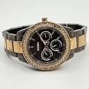 Ladies FOSSIL Stella Crystal Accent Stainless Steel Rose Gold ...