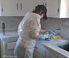 Concrete gives spaces a more industrial look, so avoid any cabinets that look country or are too ornate. How To Make Diy Cast In Place White Concrete Countertops Do It Yourself Fun Ideas