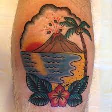Volcano Tattoo Travel Tattoo Hawaii Tattoos Tattoos