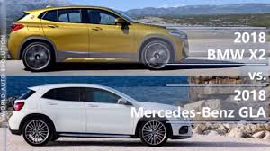 2018 Bmw X2 Vs 2018 Mercedes Gla Technical Comparison Youtube