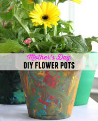 Add a boutique sign from hello good gravy to a potted plant or flowers. Diy Mother S Day Flower Pot Gift Idea Wildly Charmed