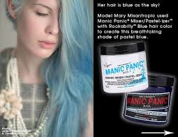 Manic Panic High Voltage Classic Rockabilly Blue Mixed With Pastelizer Hair Beauty Hair Stylist Hair Color