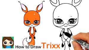 Renkli çizimler 7.703 views7 months ago. How To Draw Miraculous Ladybug Kwami Trixx Easy Youtube