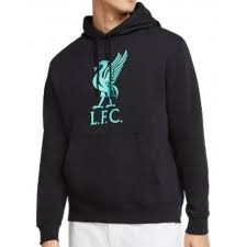 Liverpool fc hoodie soccer jacket red lightweight mens zip up 2019 official f c. Nike Liverpool Fc Club Hoodie Black Evangelista Sports