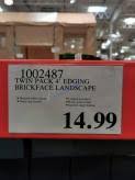 Edging your landscape creates a crisp, finished look. Rubberific Brickface Landscape Edging 2 Pack Costcochaser