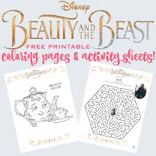 Based on disney's live action beauty and the beast, (film release. Beauty And The Beast Activity Sheets Coloring Pages For Live Action Fun